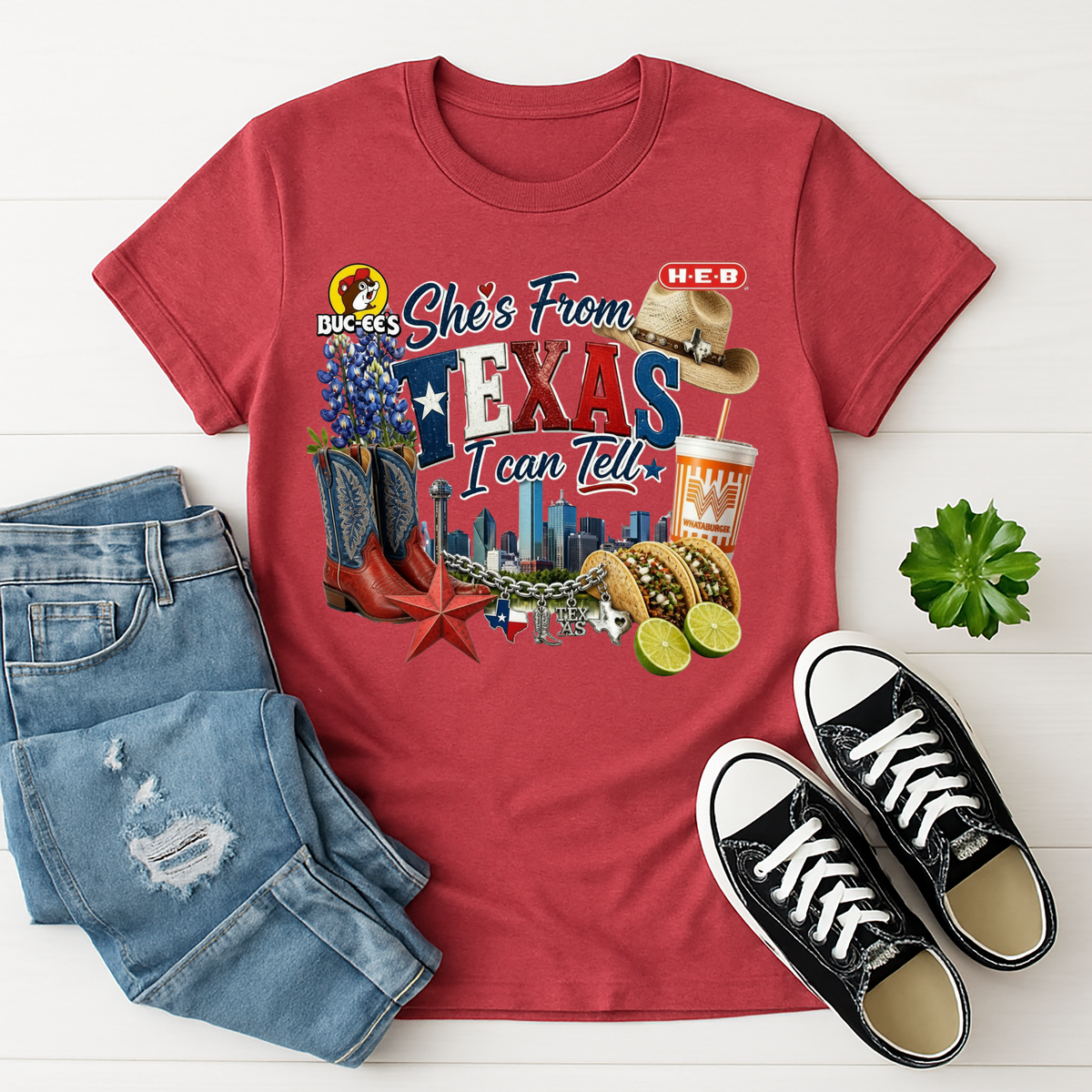 She's From Texas Tee TheCraftNook