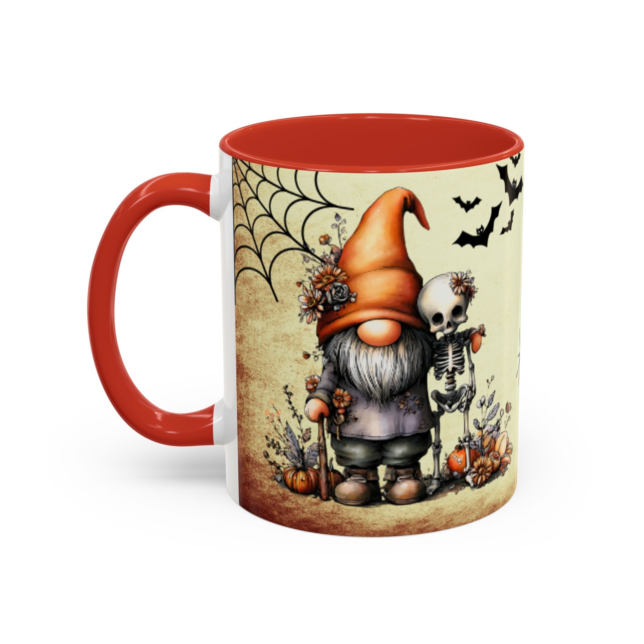 Hangin' with My Gnomie Coffee Mug — Spooky Pumpkin Moon Design (11/15oz)