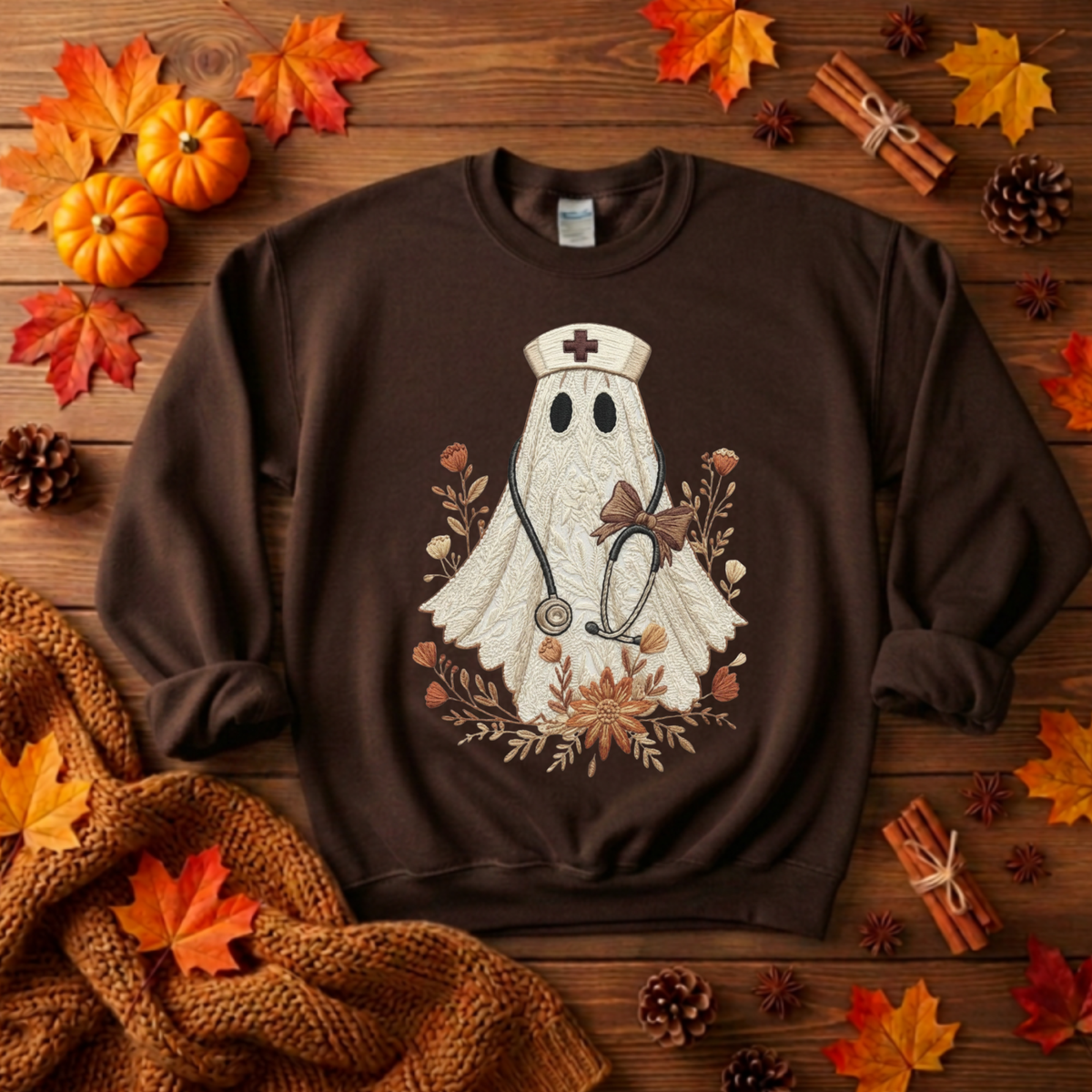 Boo-tiful Nurse Sweatshirt TheCraftNook