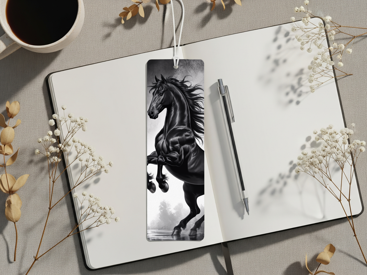 Aluminum Metal Bookmarks, Horse Images TheCraftNook