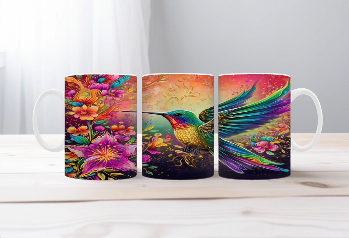 Sip with a Little Flutter Hummingbird Mugs. Two Sizes and Multiple images to choose from. TheCraftNook