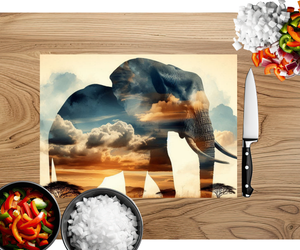 Wise & Wonderful Elephant Chopping Board TheCraftNook