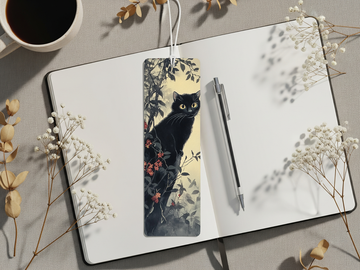 Aluminum Metal Bookmarks, Cat Images. A purr‑fect pause in your story TheCraftNook