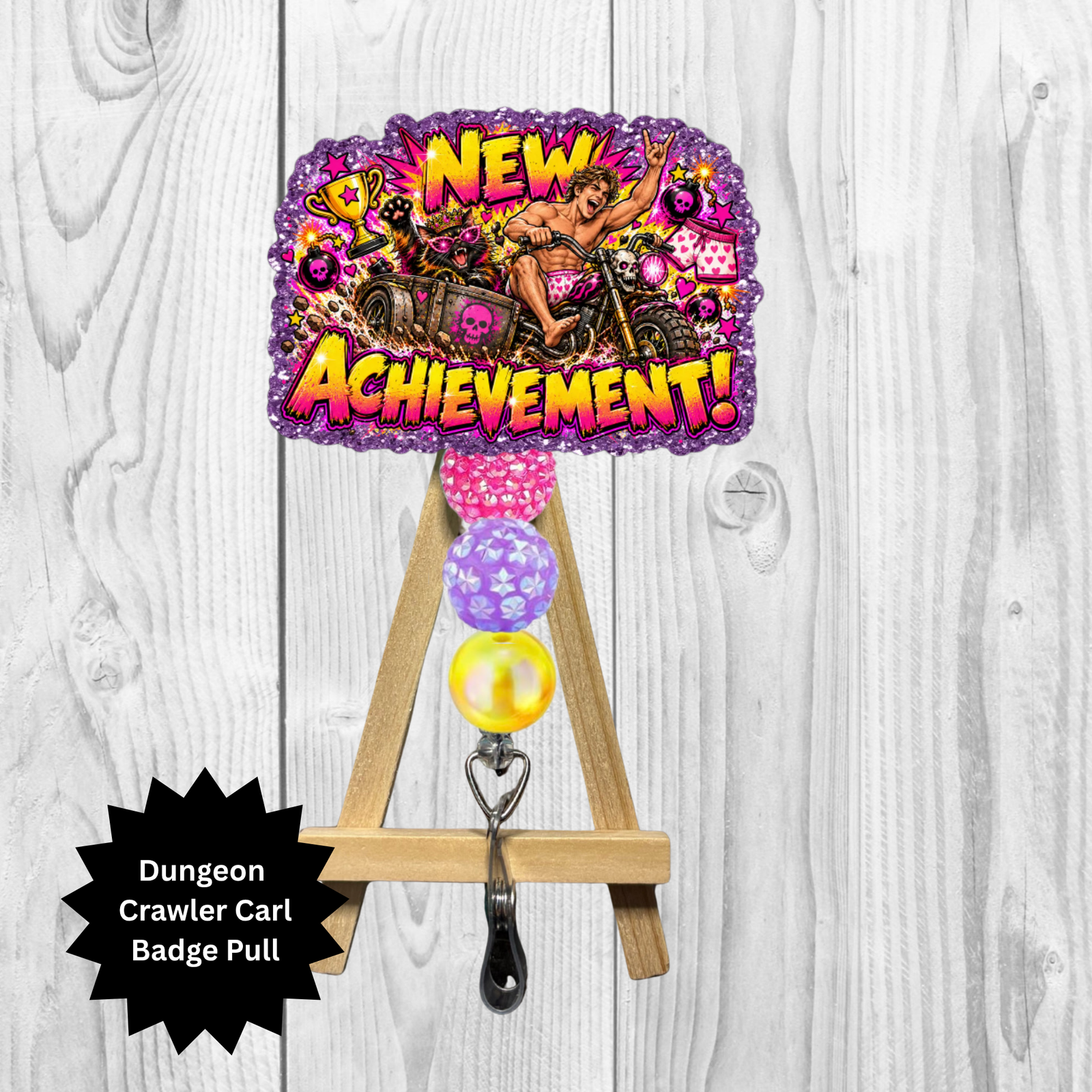 DCC New Achievement Badge Pull | Dungeon Crawler Carl TheCraftNook