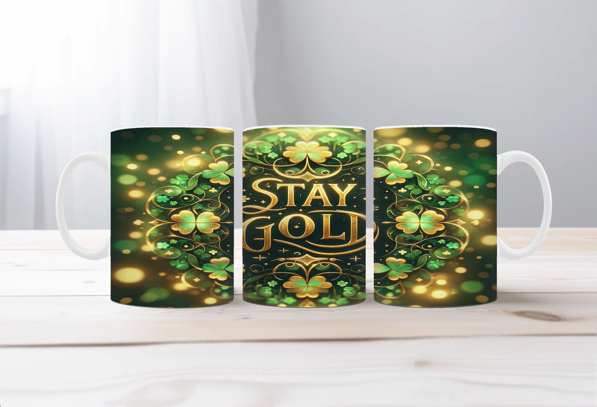 Shamrocks & Shenanigans Coffee Mugs TheCraftNook