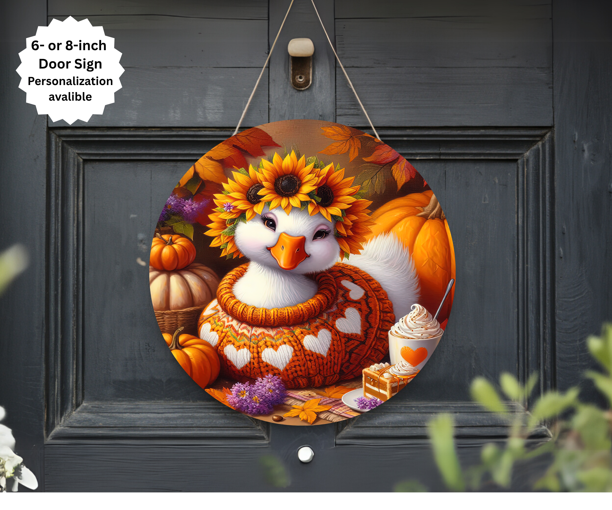 Handmade Fall Door Signs