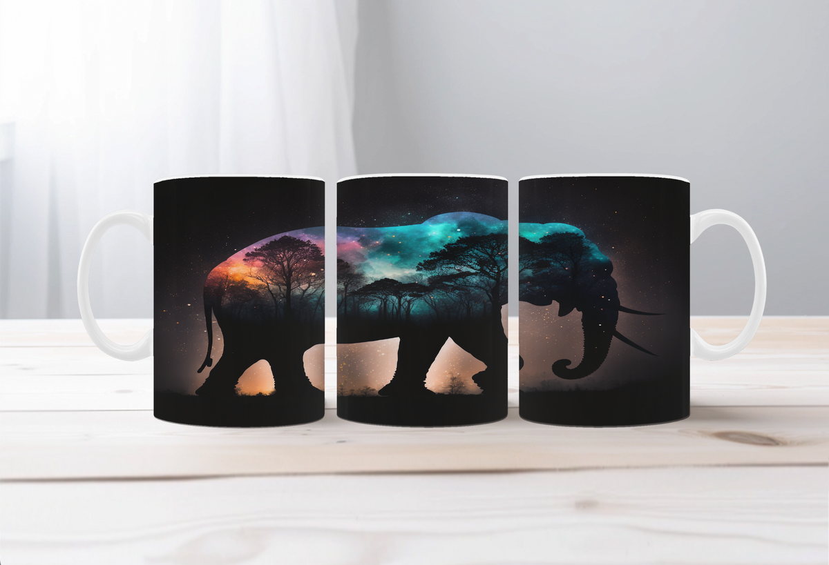 Elephant Image Coffee Mugs. Multiple images to choose from with personalization options. TheCraftNook