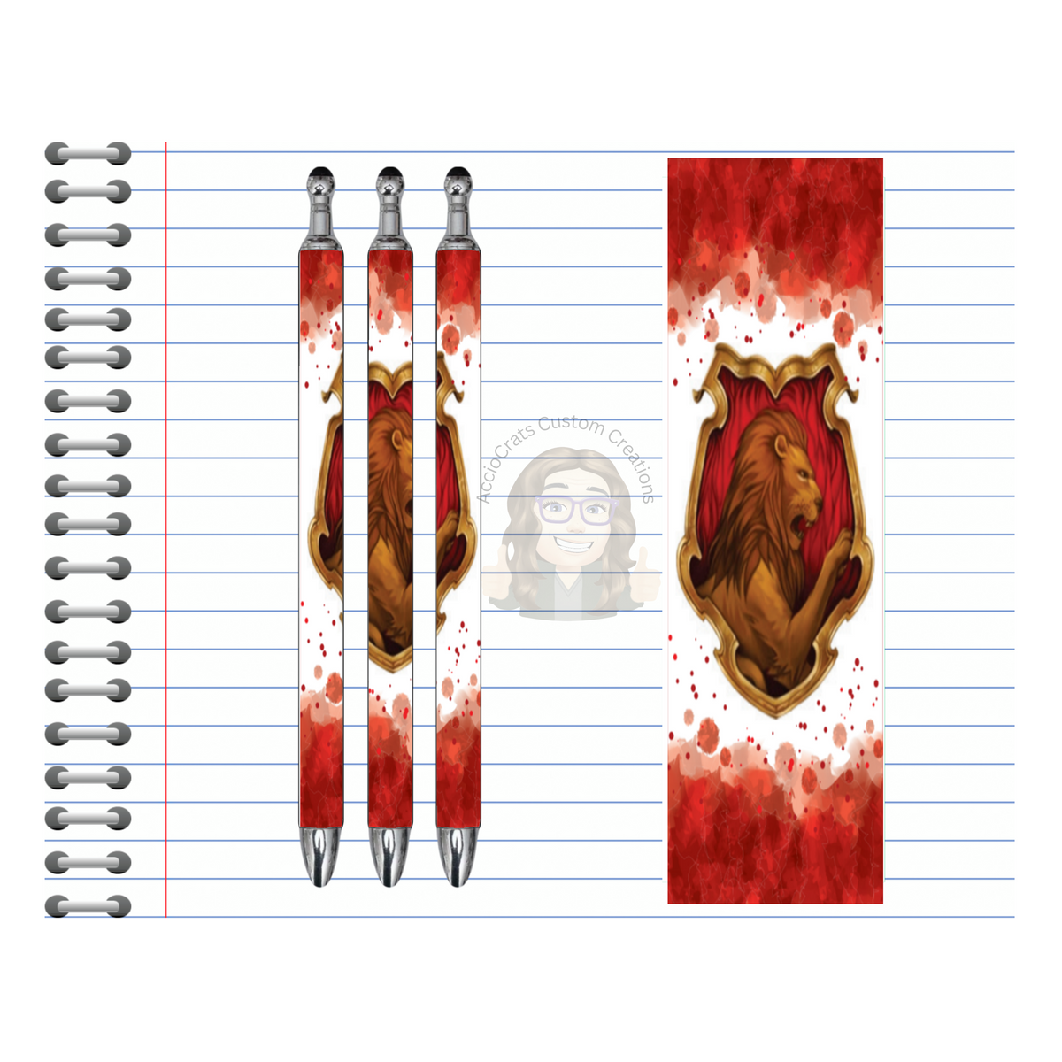 Refillable Pens, Wizard Images. Write with a little magic! ✨🪄Multiple options and Images available. TheCraftNook