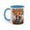 Bone to Be Wild Coffee Mug — Halloween Pumpkin Gnome & Skeleton Accent Mug (11/15oz)
