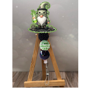 Frankenstein Gnome Badge Pull TheCraftNook
