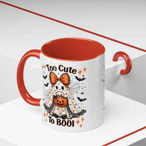 Too Cute to Boo Coffee Mug Printify