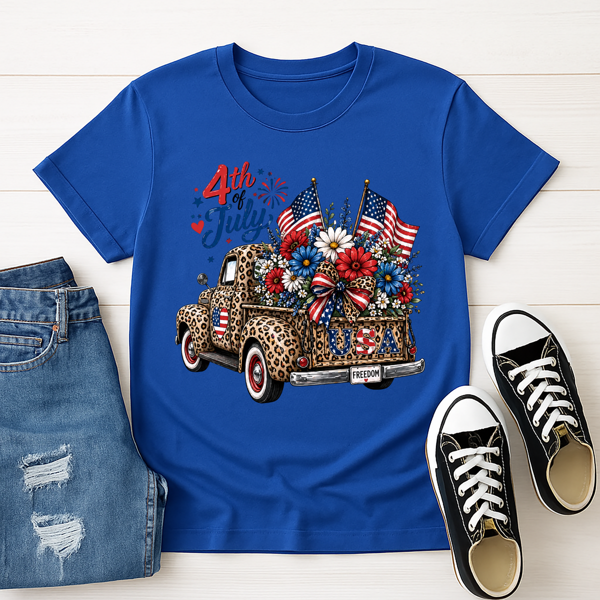 4th of July Cheetah truck TheCraftNook