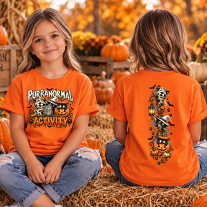 Kids Purranormal Activity Front and back Graphics TheCraftNook