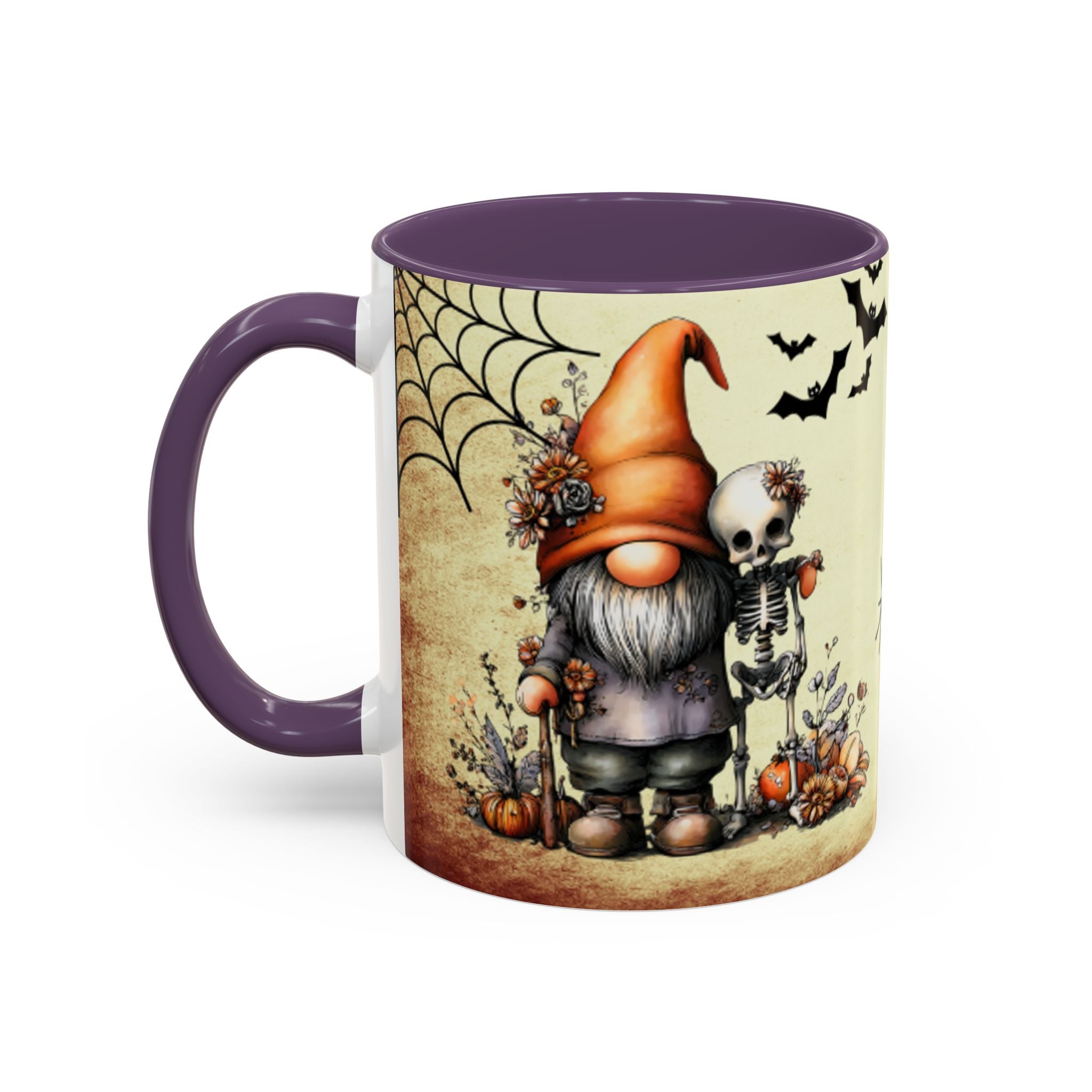 Hangin' with My Gnomie Coffee Mug — Spooky Pumpkin Moon Design (11/15oz)