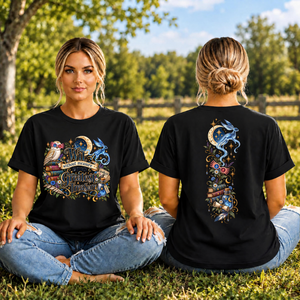 Wit Without Measure T-shirt Front and Back Graphics TheCraftNook