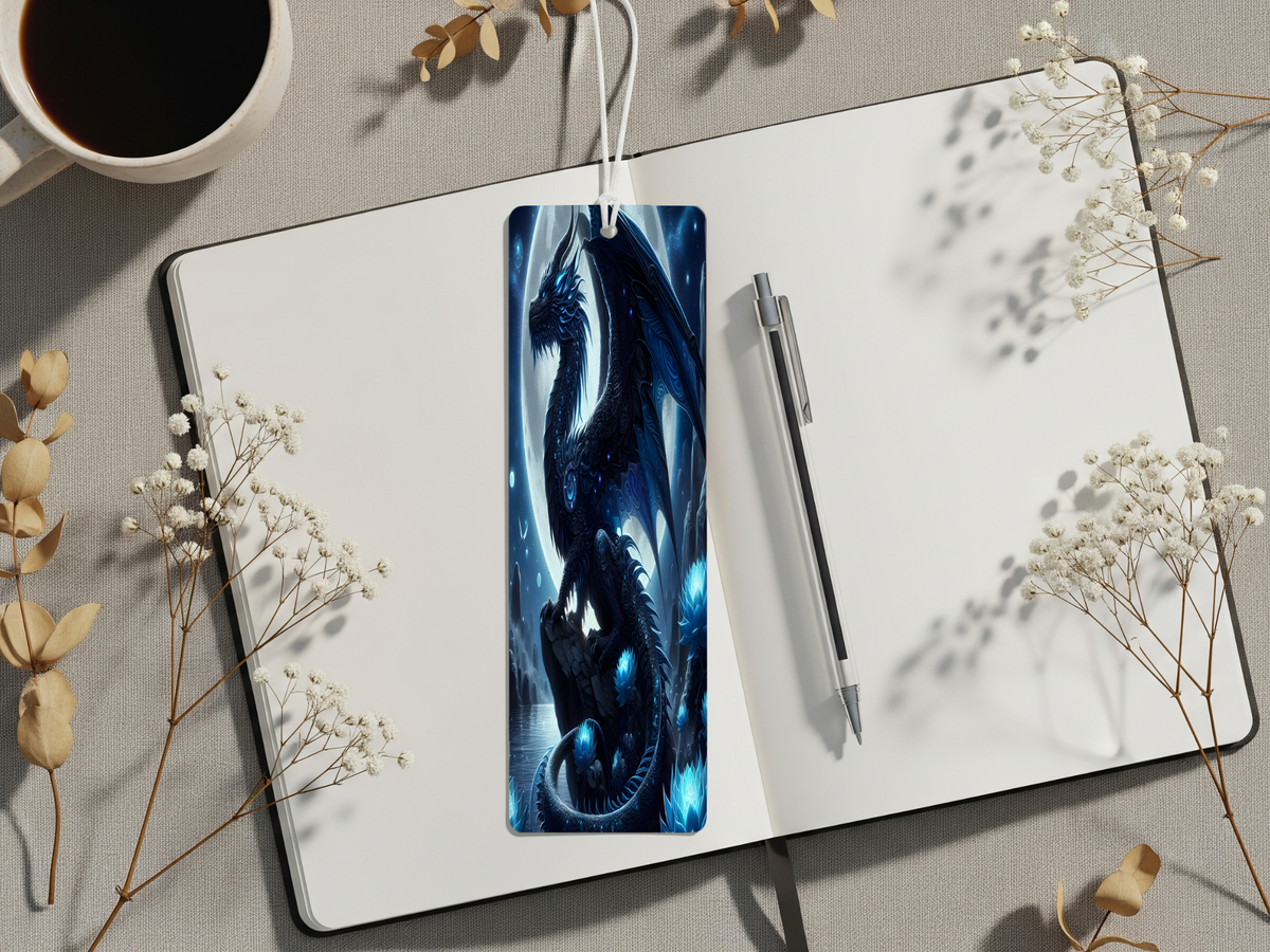 Aluminum Metal Bookmarks, Dragon Images. Mark your place in every adventure with a mystical dragon companion TheCraftNook
