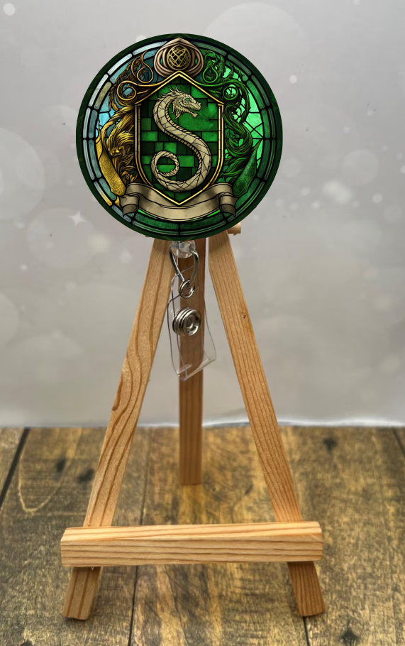 Snake House Pride badge pulls. Multiple Images available. Add beads or shimmer glitter options. TheCraftNook