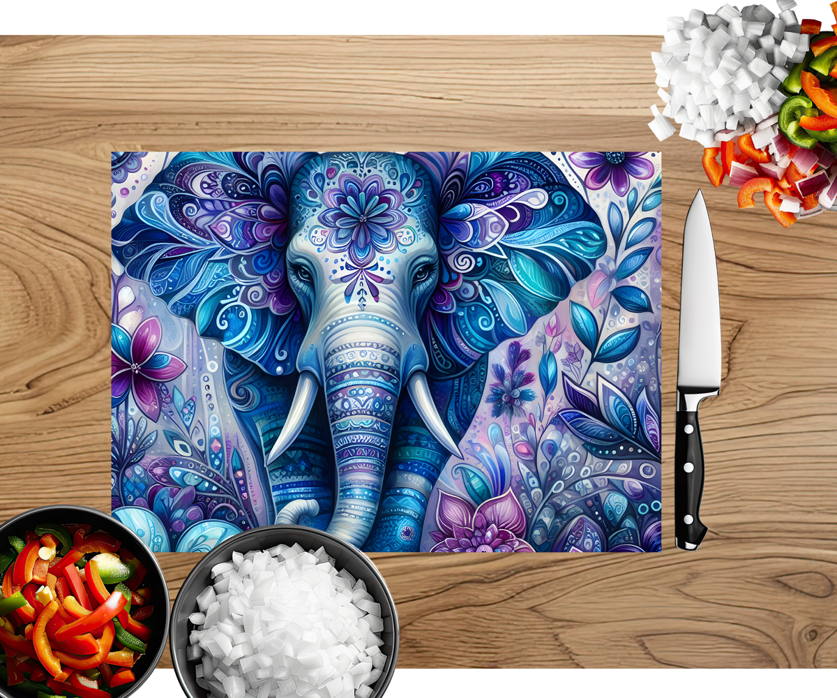 Wise & Wonderful Elephant Chopping Board TheCraftNook