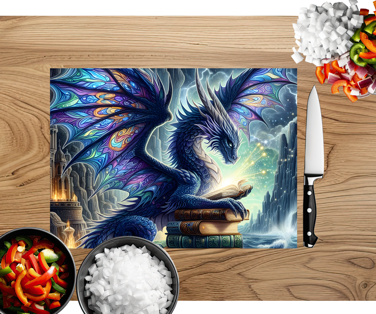 Majestic Dragon Scales Cutting Board TheCraftNook