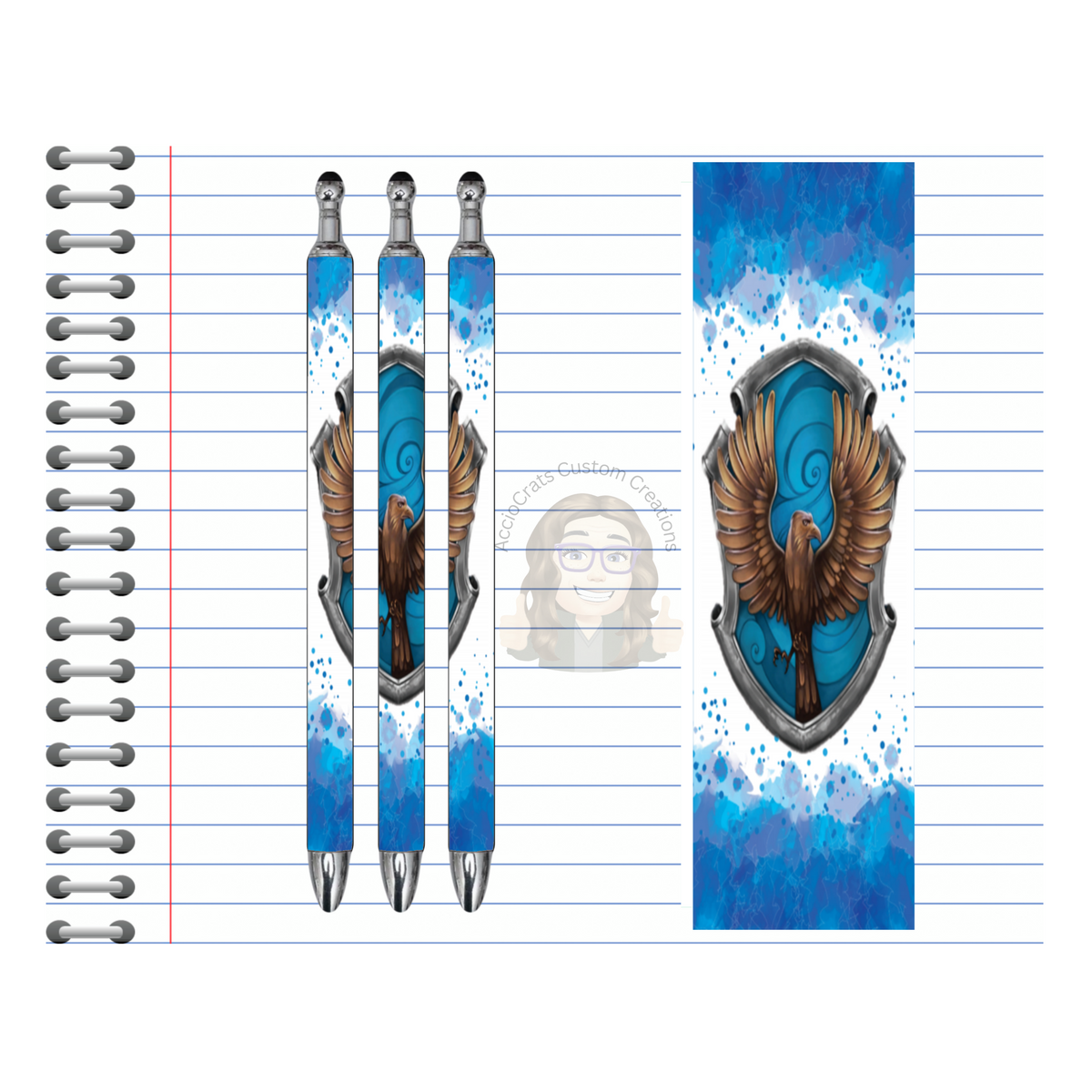 Refillable Pens, Wizard Images. Write with a little magic! ✨🪄Multiple options and Images available. TheCraftNook