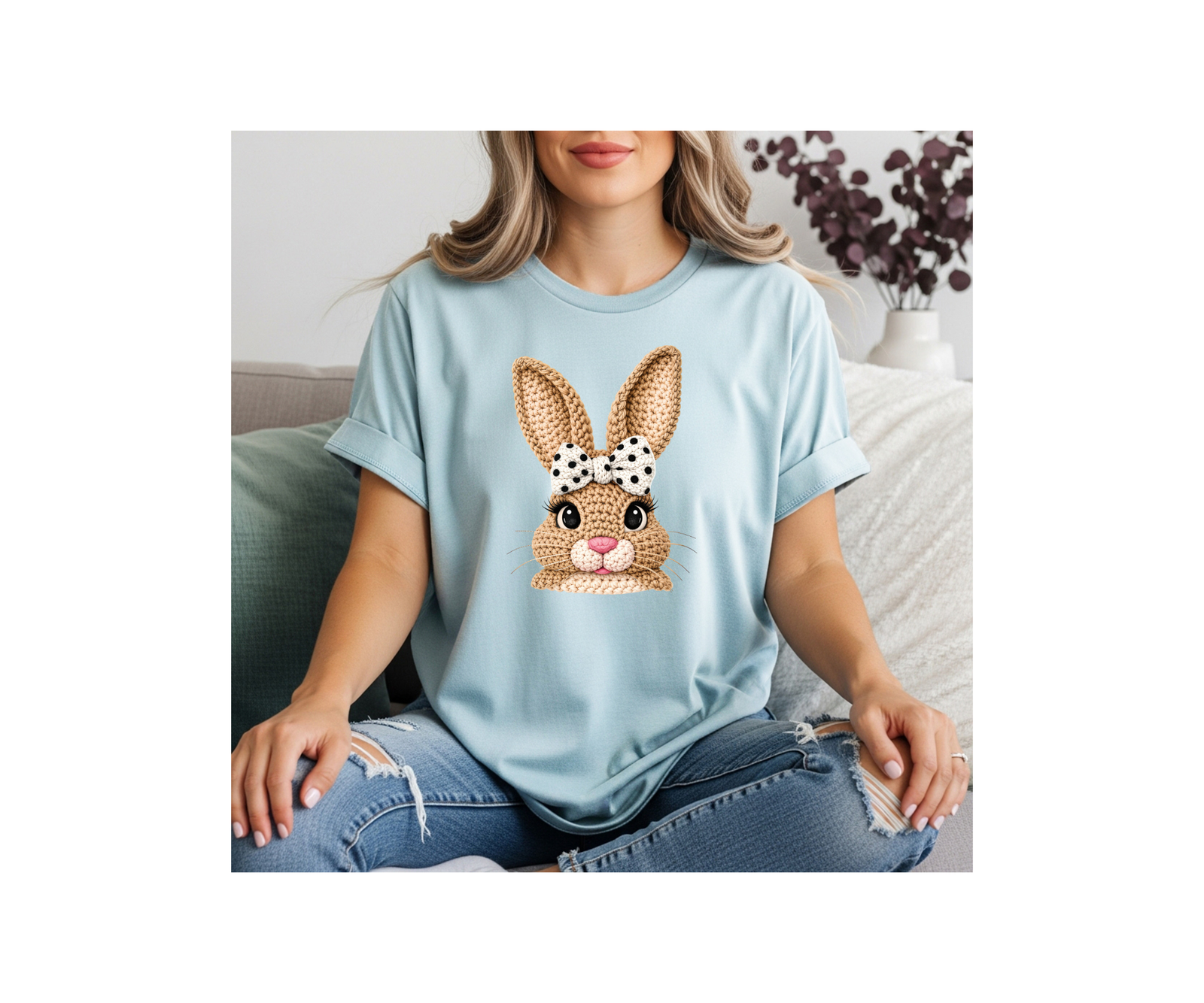 Faux Yarn Bunny TheCraftNook