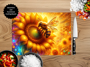 Honeybee Cutting board TheCraftNook