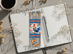 Aluminum Metal Bookmarks, Chicken Images TheCraftNook