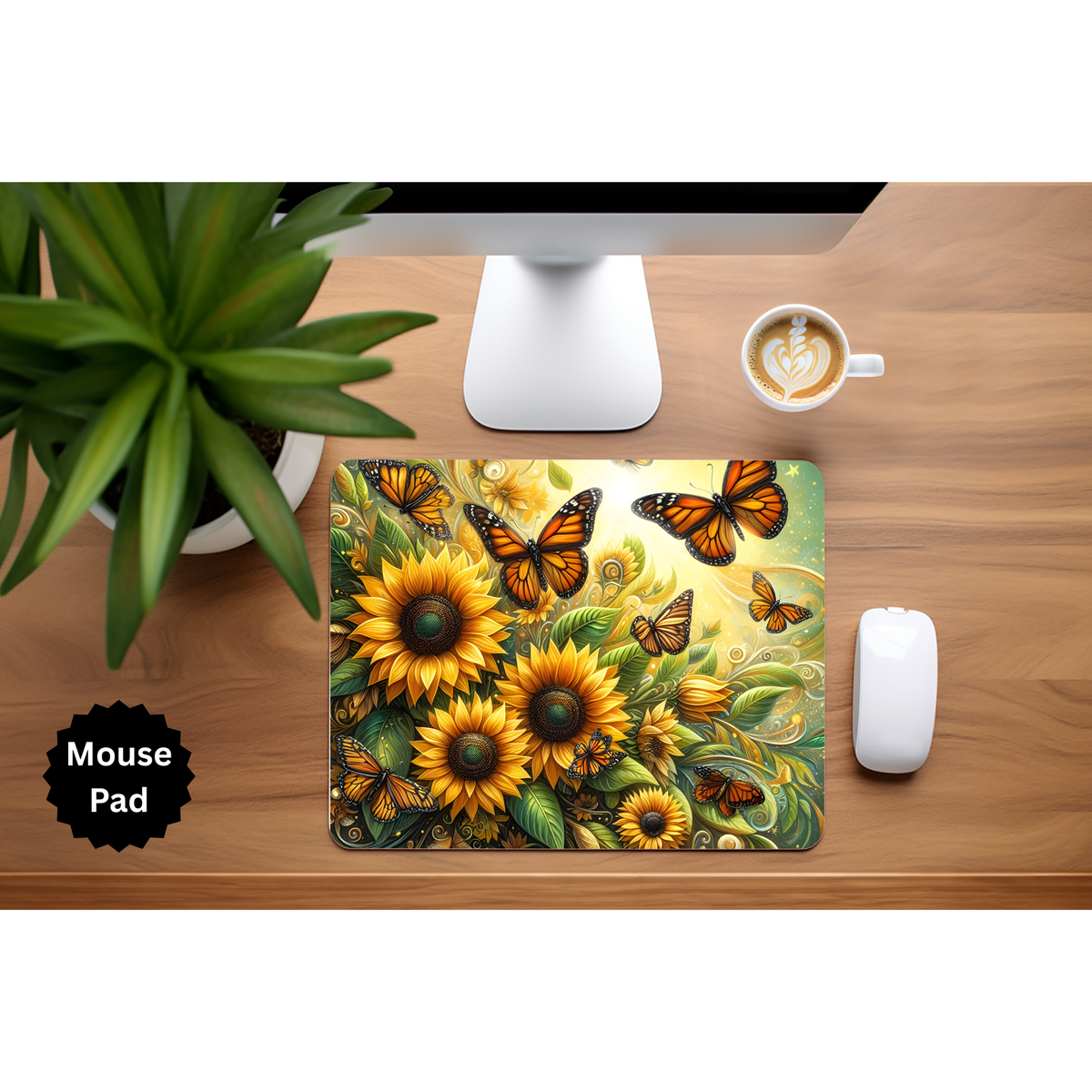 Butterfly mouse pad TheCraftNook