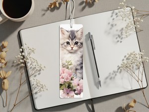 Aluminum Metal Bookmarks, Cat Images. A purr‑fect pause in your story TheCraftNook