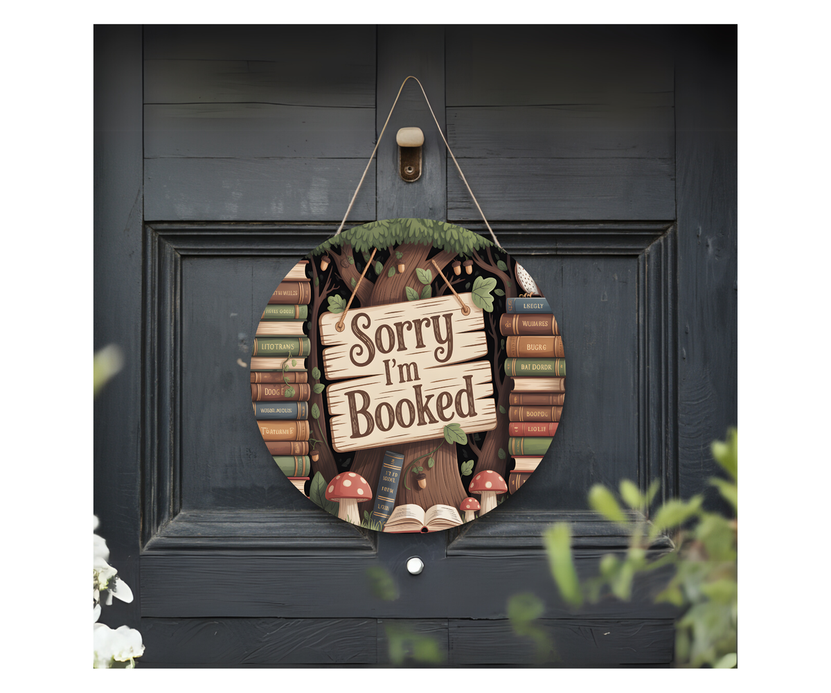 Book Nook Door Signs TheCraftNook