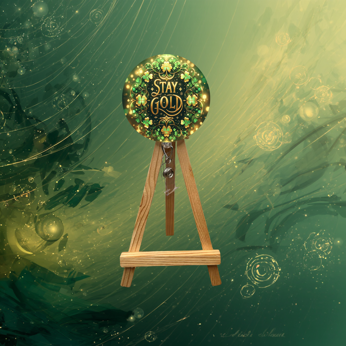 Lucky Charm Badge Pull for St. Patrick’s Day TheCraftNook