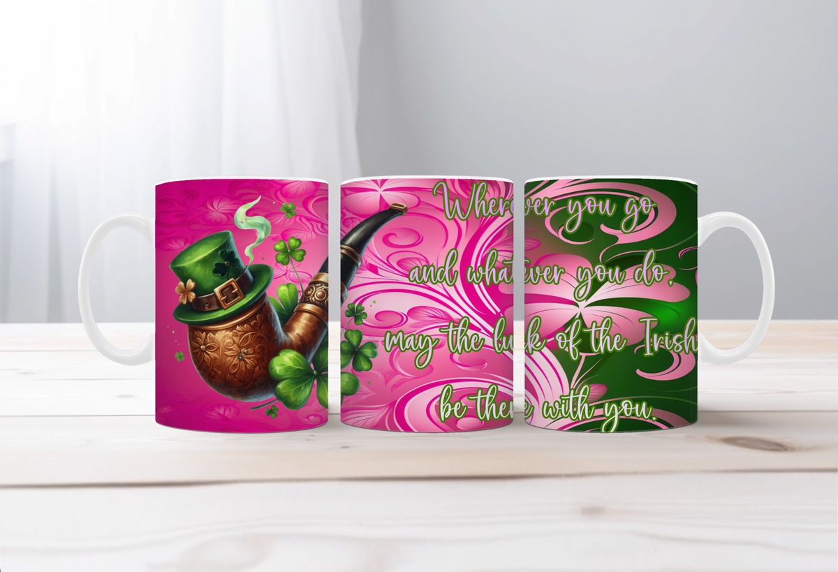 Shamrocks & Shenanigans Coffee Mugs TheCraftNook