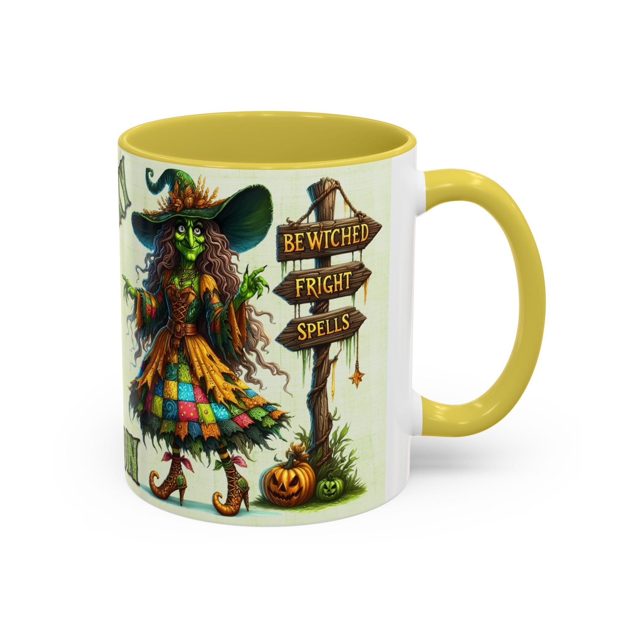 Spooky Season Witch Mug – Halloween 'BeWitched, Fright, Spells' 11oz/15oz