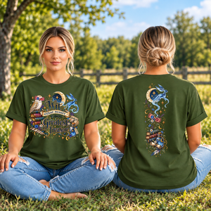 Wit Without Measure T-shirt Front and Back Graphics TheCraftNook