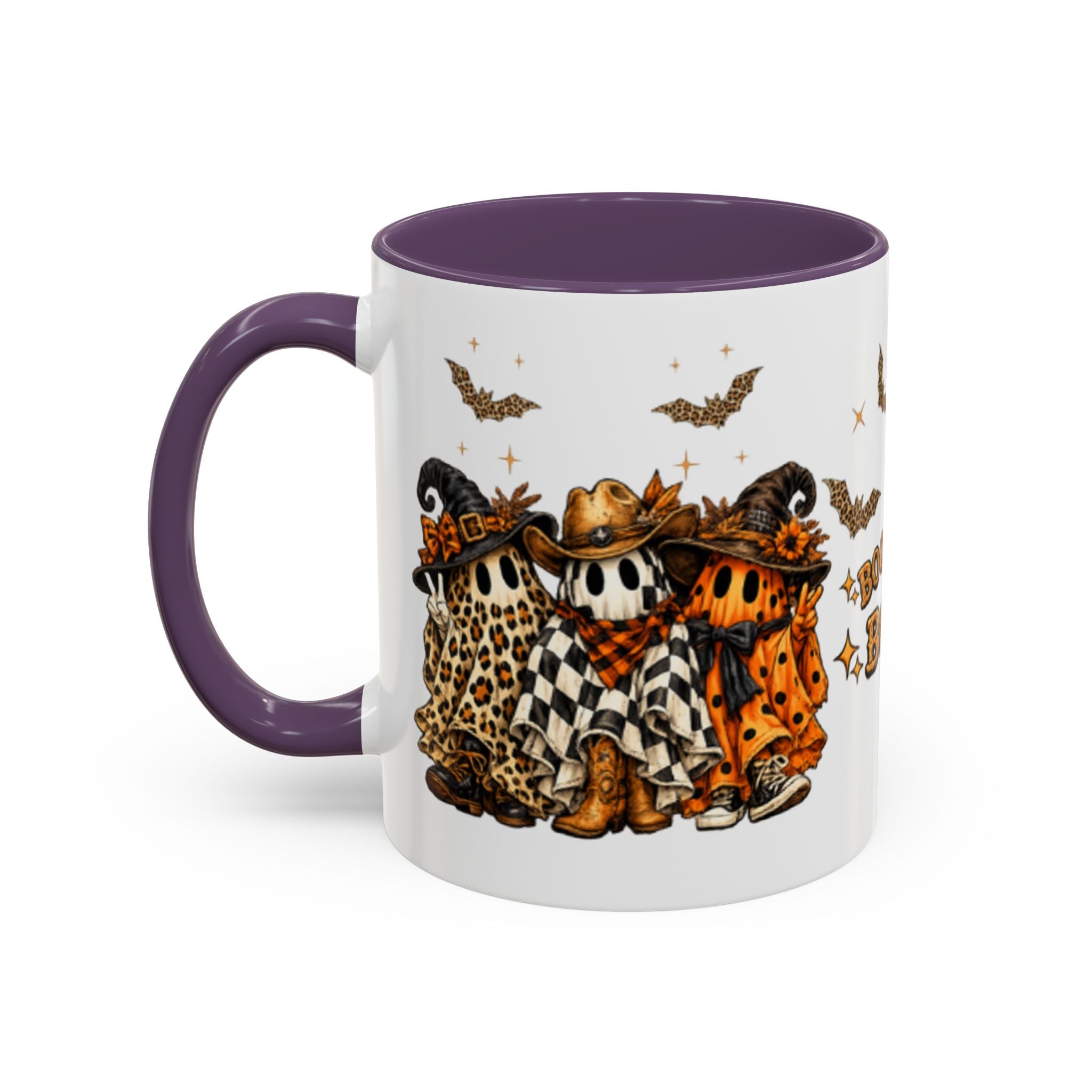Boo Scootin' Mug – Halloween Ghost Accent Coffee Mug (11oz & 15oz)