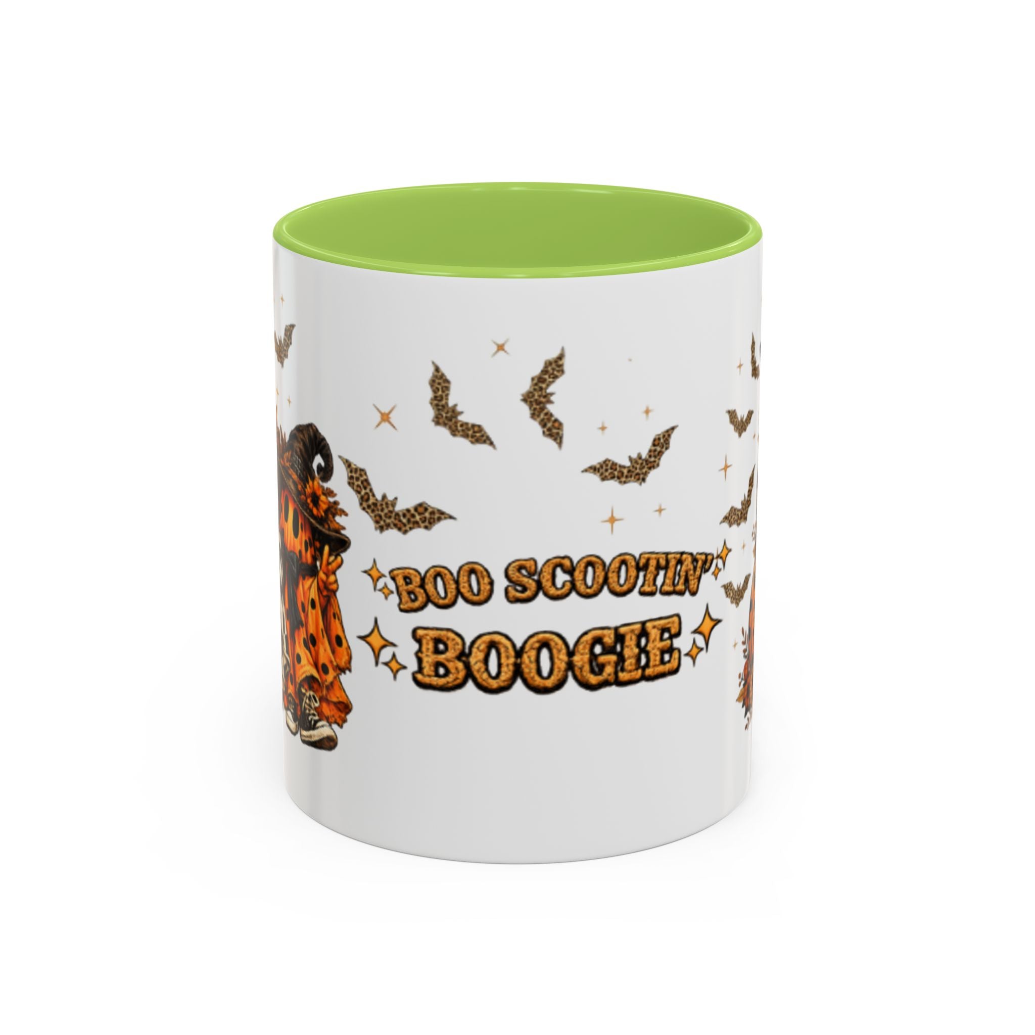 Boo Scootin' Mug – Halloween Ghost Accent Coffee Mug (11oz & 15oz)