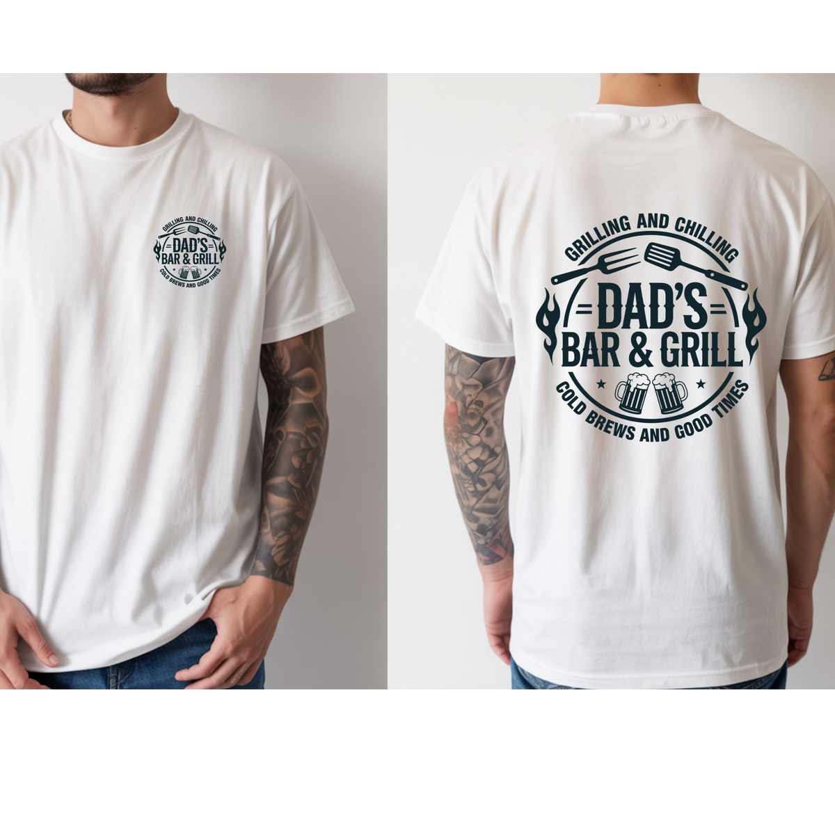 Dad's Bar and Grill T-Shirt TheCraftNook