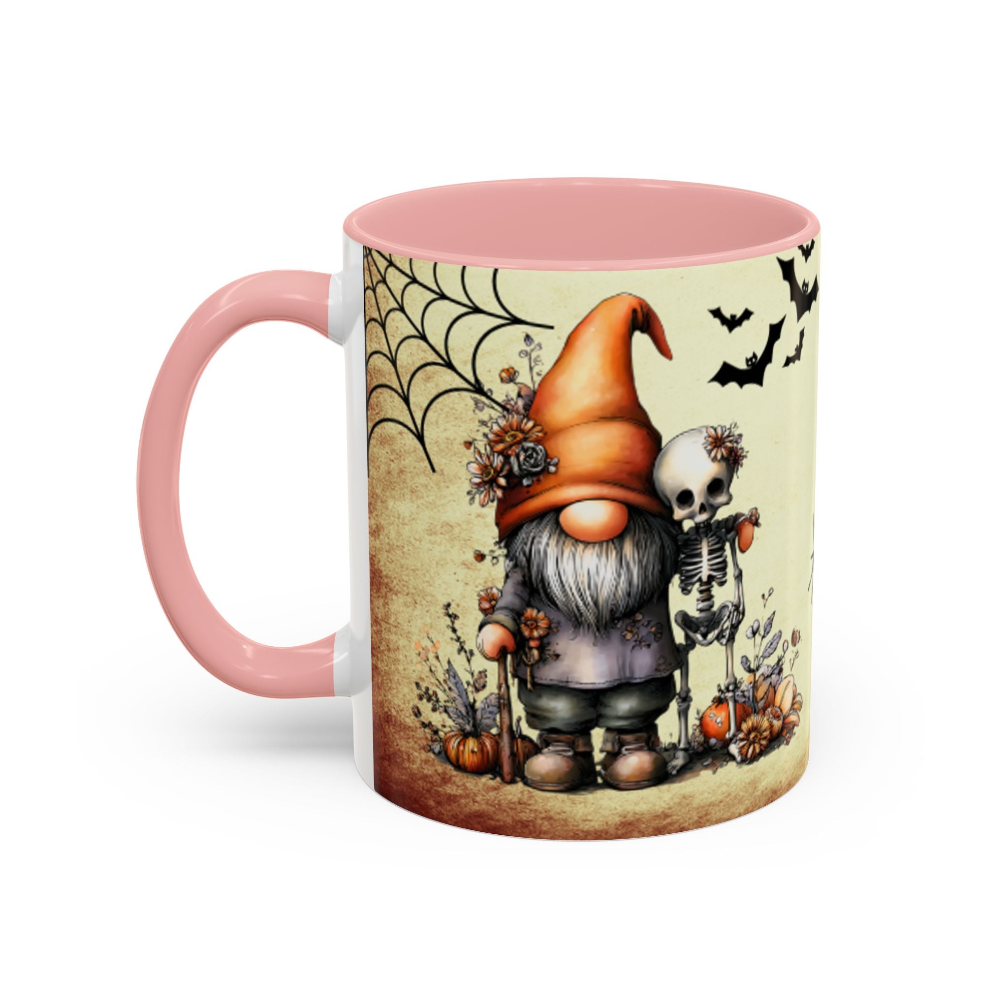 Hangin' with My Gnomie Coffee Mug — Spooky Pumpkin Moon Design (11/15oz)