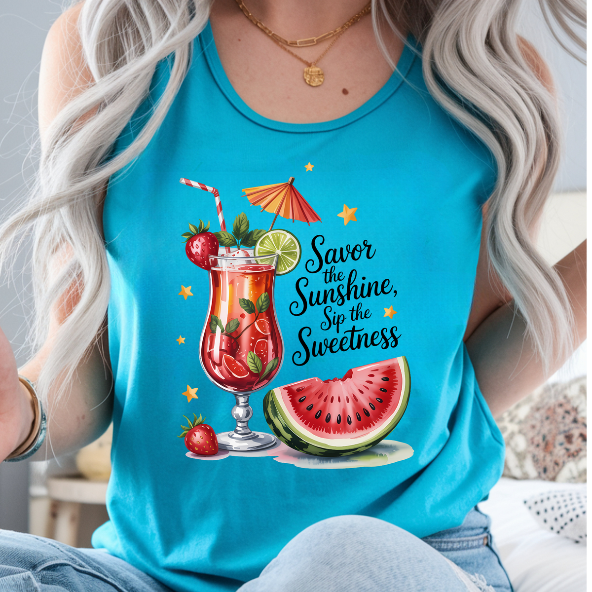 Savor the Sunshine Tank Top TheCraftNook