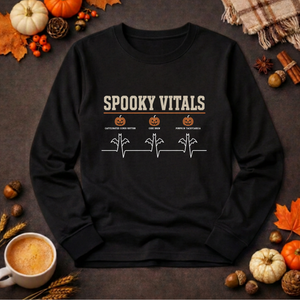 Spooky Vitals Long Sleeve Tee TheCraftNook