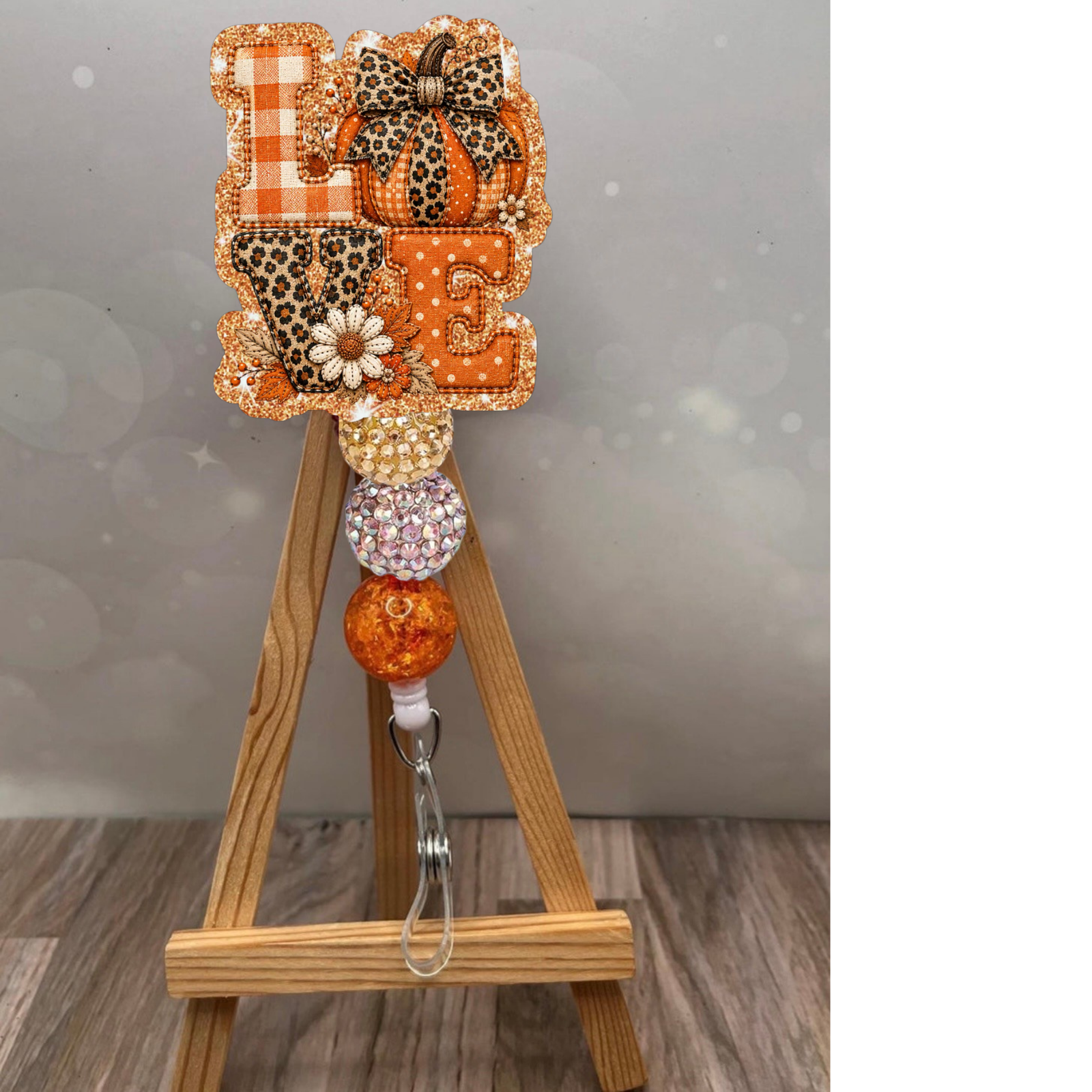 Love Fall Badge Pull TheCraftNook