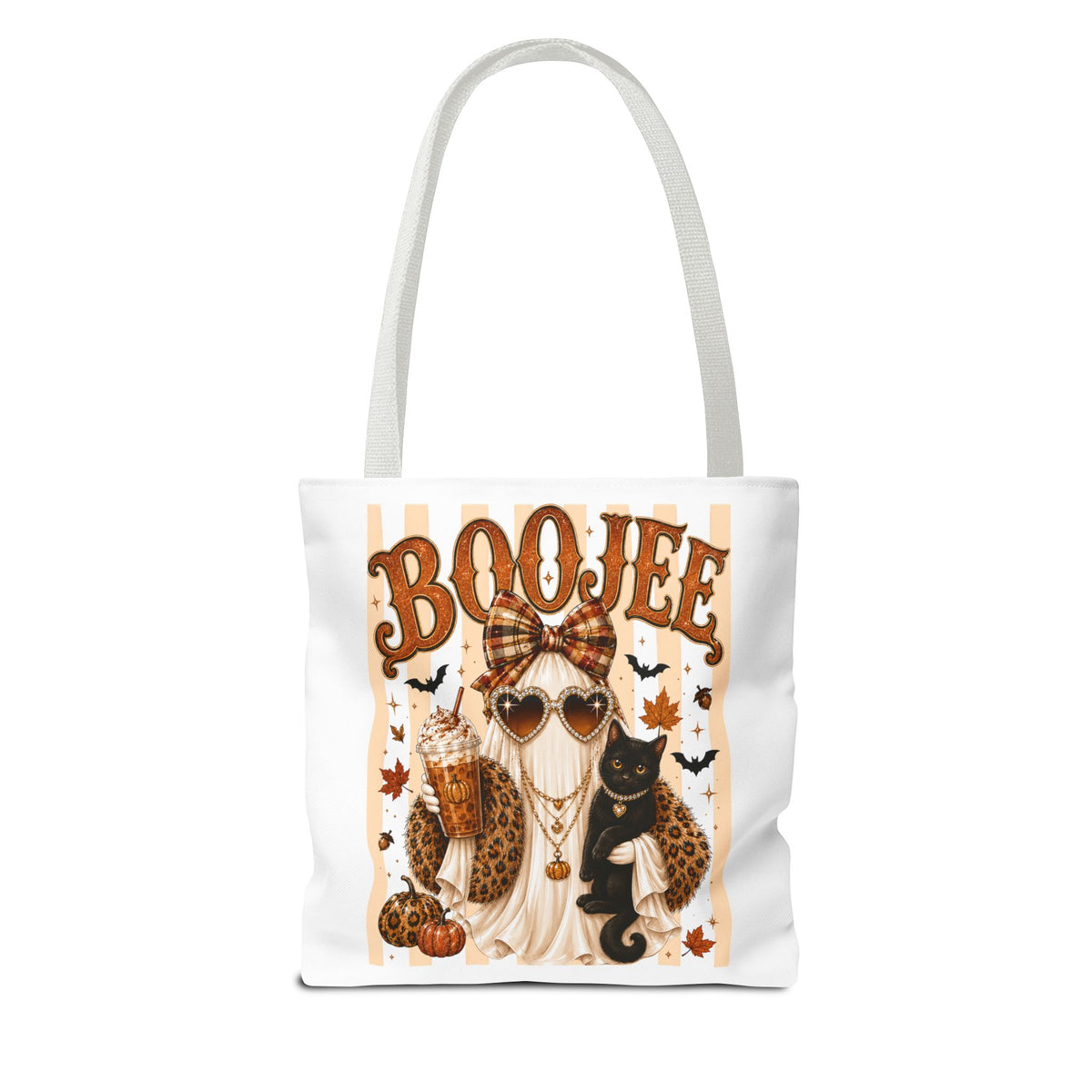 Boojee ghost Cat Tote Bag Printify