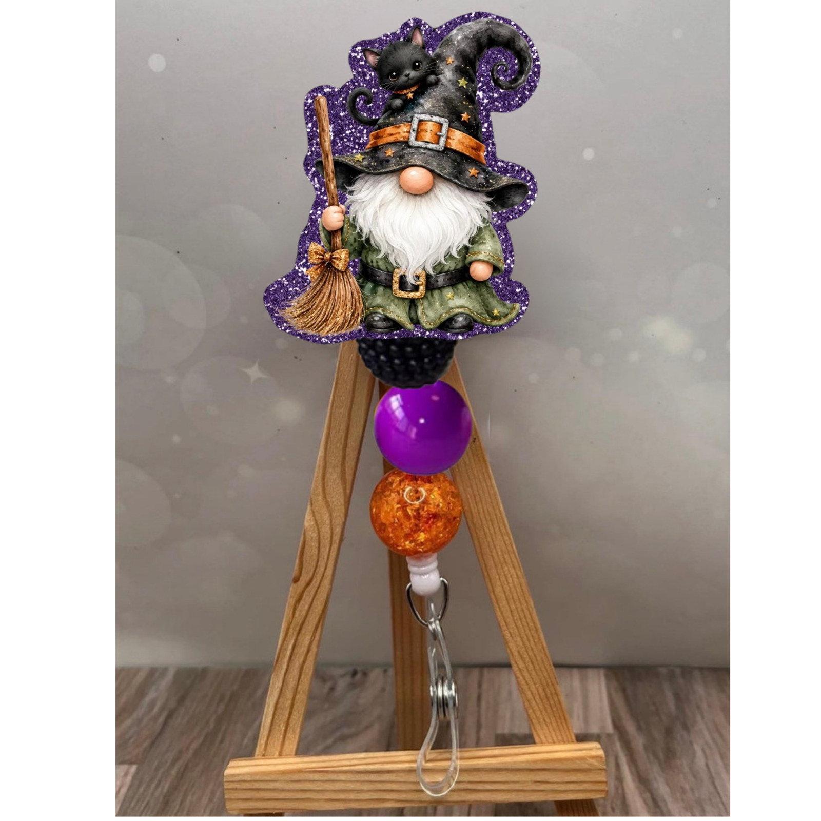 Wizard Gnome Badge Pull TheCraftNook