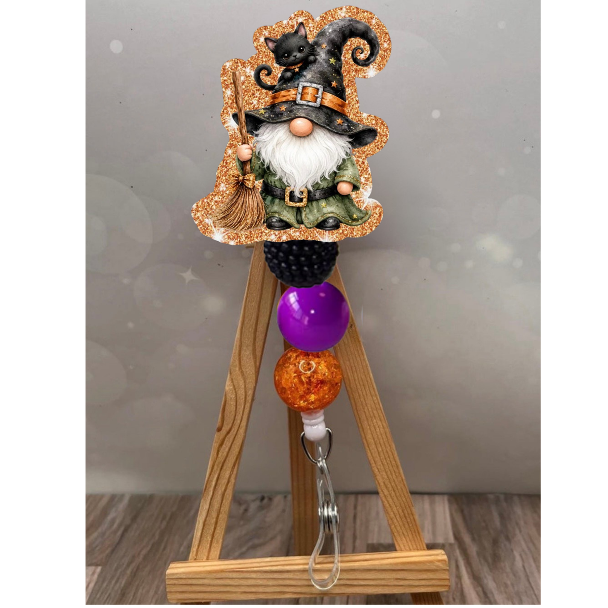 Wizard Gnome Badge Pull TheCraftNook