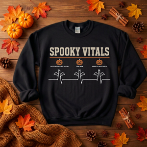 Spooky Vitals Sweatshirt TheCraftNook