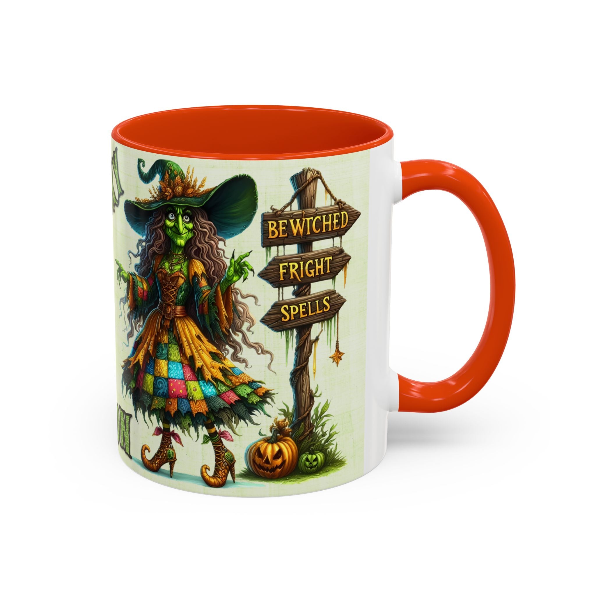 Spooky Season Witch Mug – Halloween 'BeWitched, Fright, Spells' 11oz/15oz