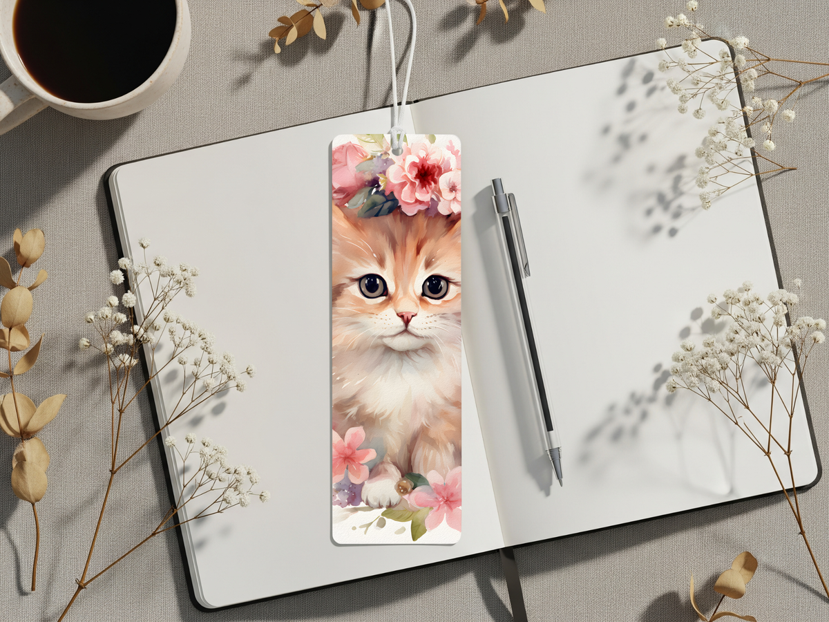 Aluminum Metal Bookmarks, Cat Images. A purr‑fect pause in your story TheCraftNook