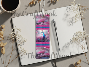 Aluminum Metal Bookmarks, Peacock Images, A little luxury for every chapter TheCraftNook