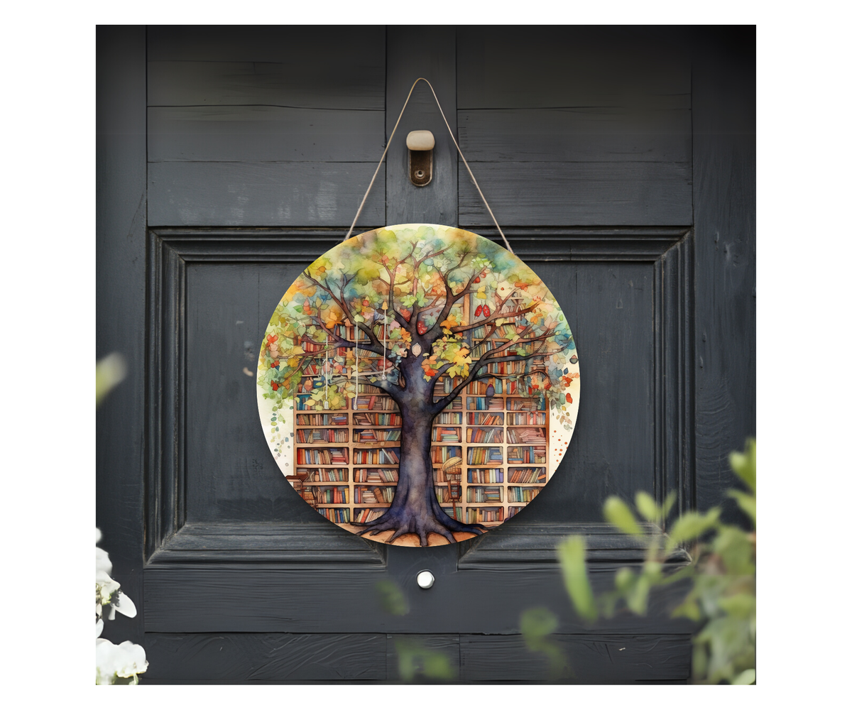 Book Nook Door Signs TheCraftNook