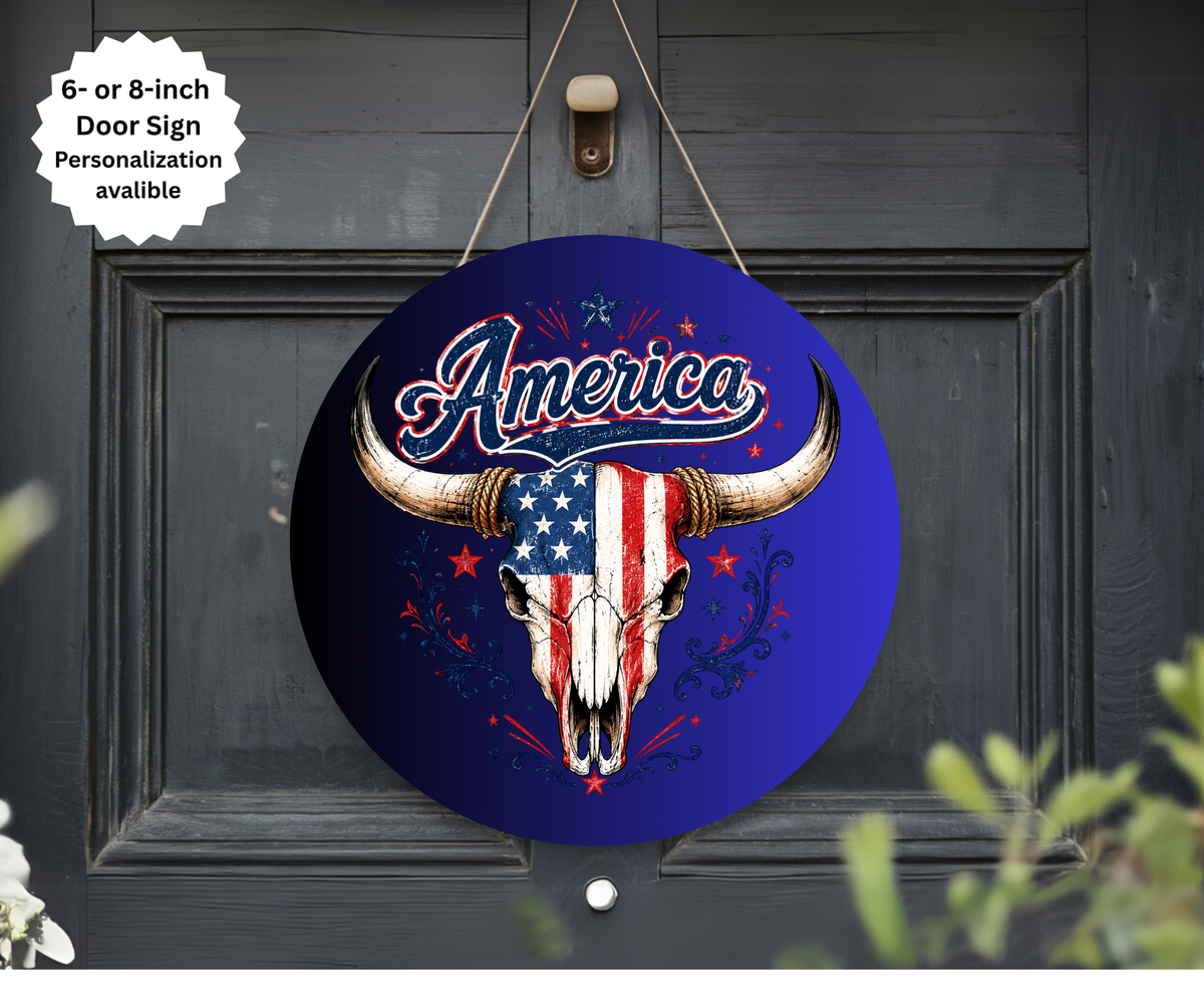 4th of July Door Signs TheCraftNook